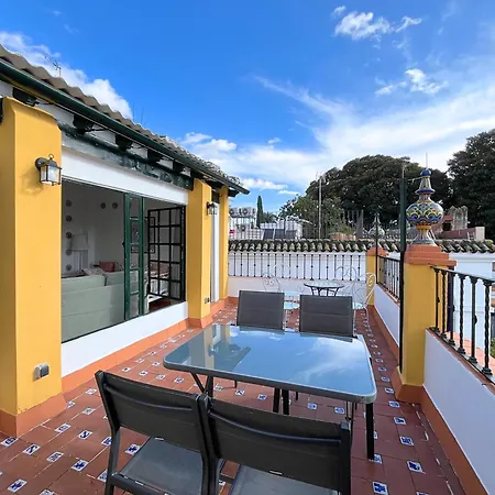 アパート Atico Plaza De Santa Cruz 4 Gran Terraza セビリア